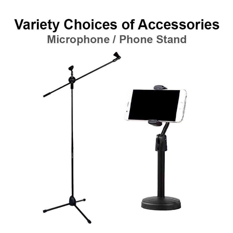 Microphone Mic Stand With Mic Holder Mobile Phone Table Clip Holder