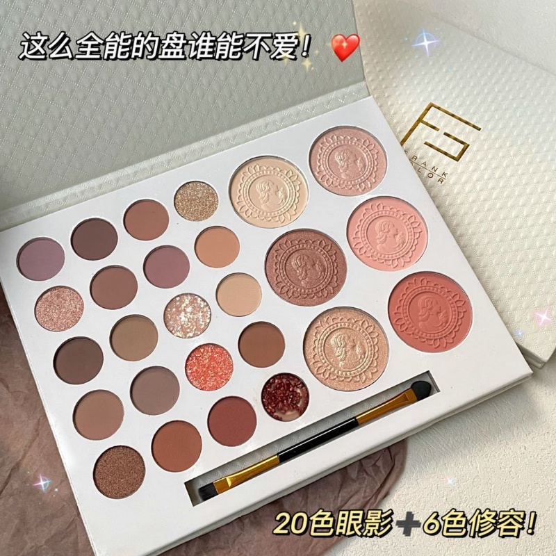 26 Color FrankColor Eyeshadow Pallette Multifunction Highly Pigmented
