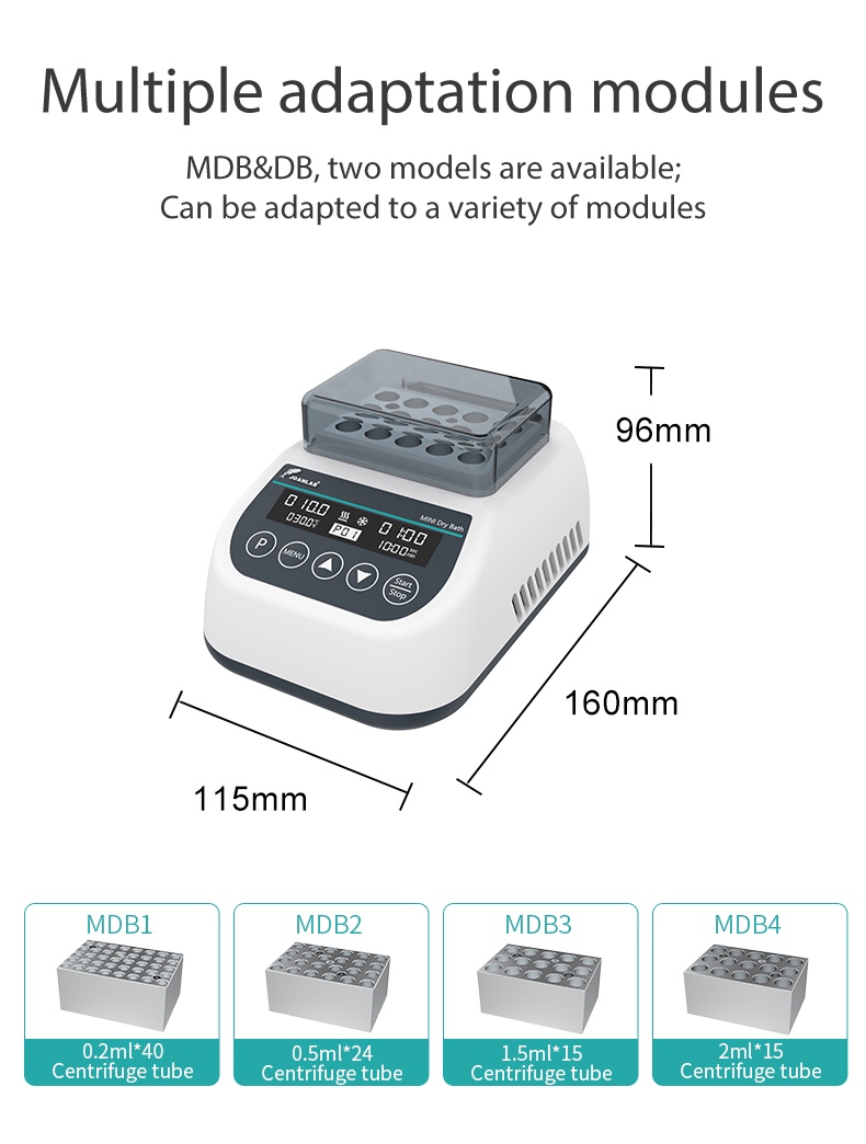 JOANLAB Mini Dry Bath Incubator Lab Constant Temperature Heater ...