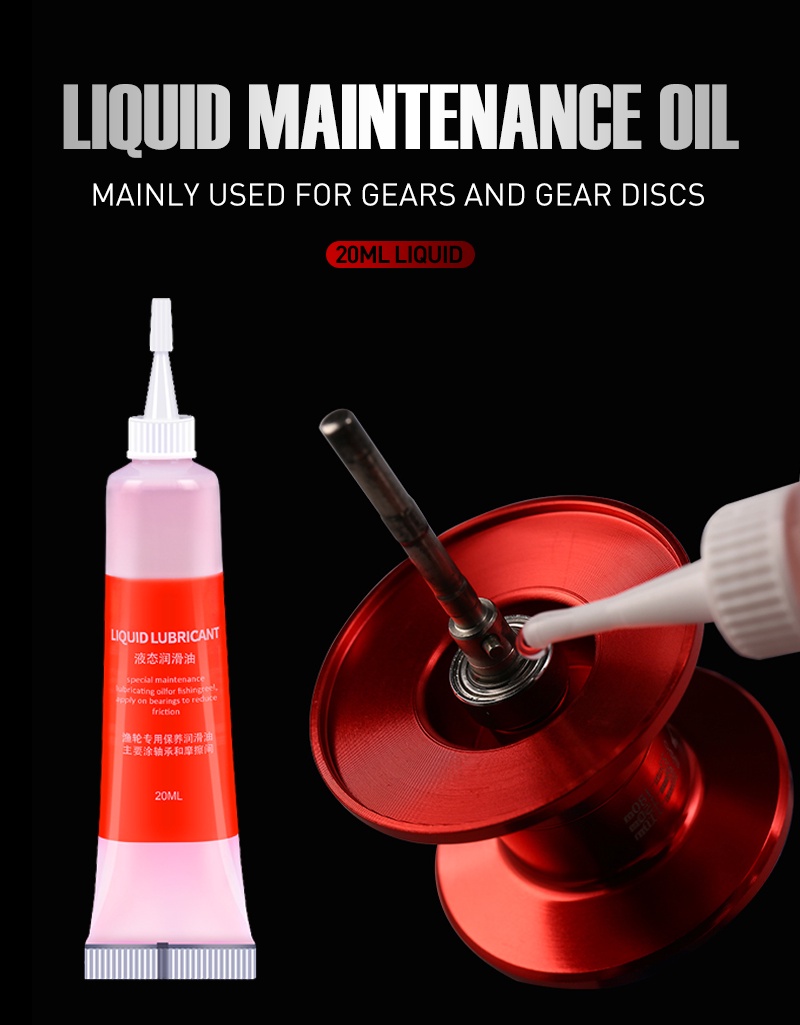 SEASIR Protective Grease (20ml) + Lubricant Oil For Fishing Reel ...