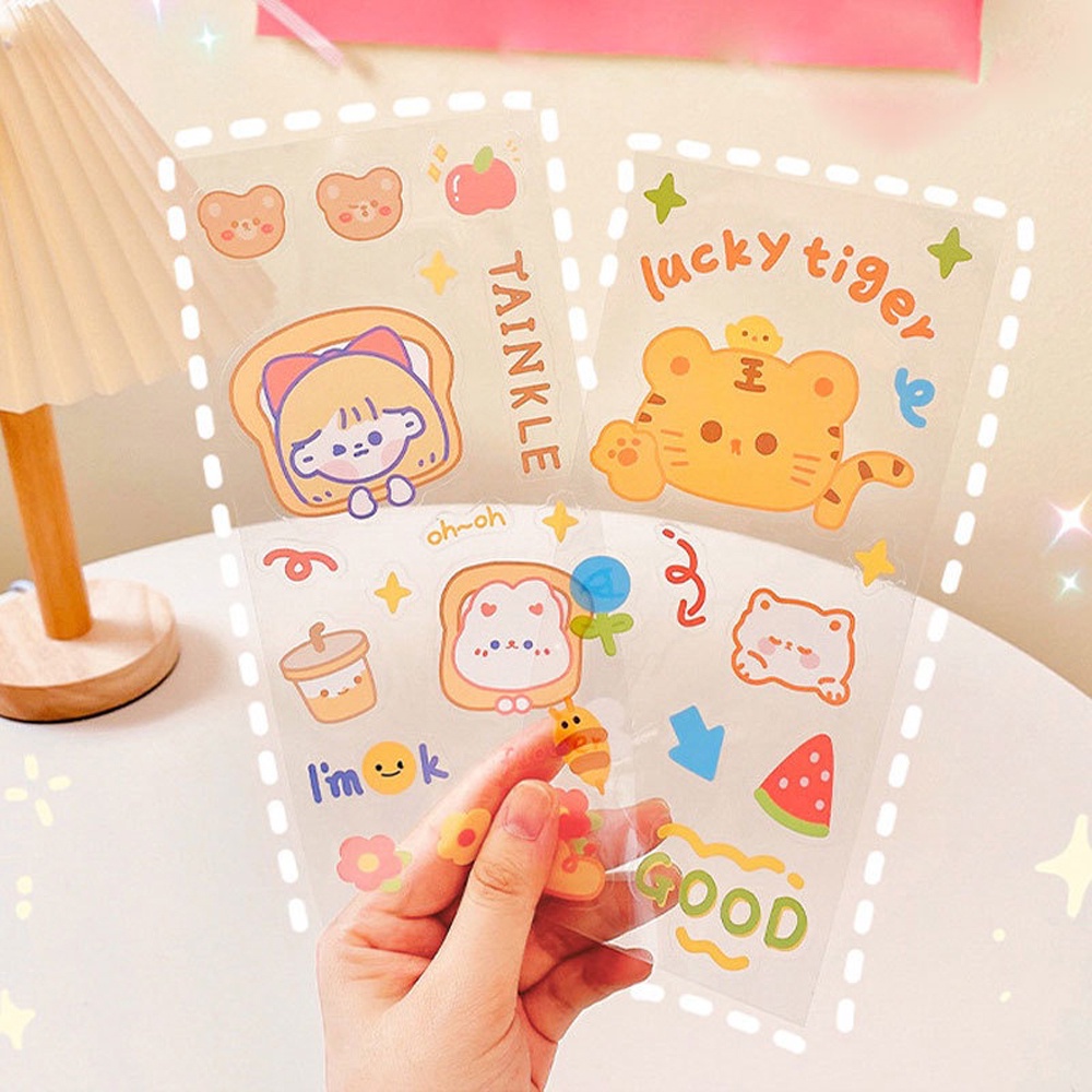 Cute and adorable 3D and 2D LocknLock stickers for decorating thermos ...