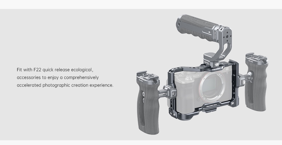 FALCAM F22 & F38 Quick Release Camera Cage Rig for SONY A7C 2737 ...