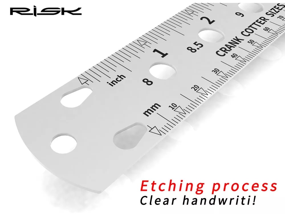 RISK Spoke Ruler Measure Spokes Length & Thickness Ball Bearing Crank ...