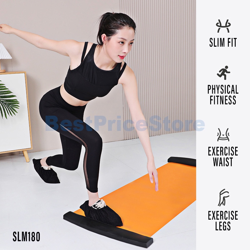 BPS Sliding Board Yoga Sliding Mat Skating Training Board Slimming
