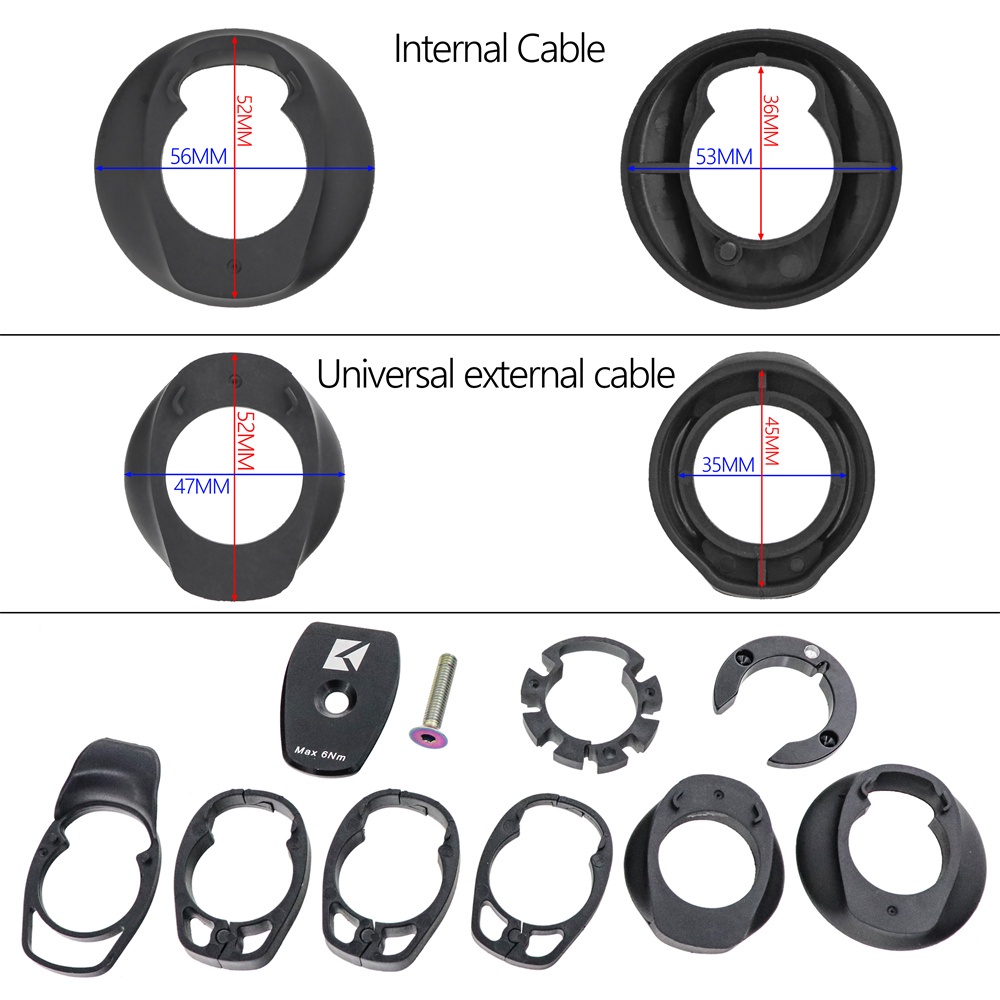 KOCEVLO Carbon Road Bicycle Handlebar integrated handlebar internal