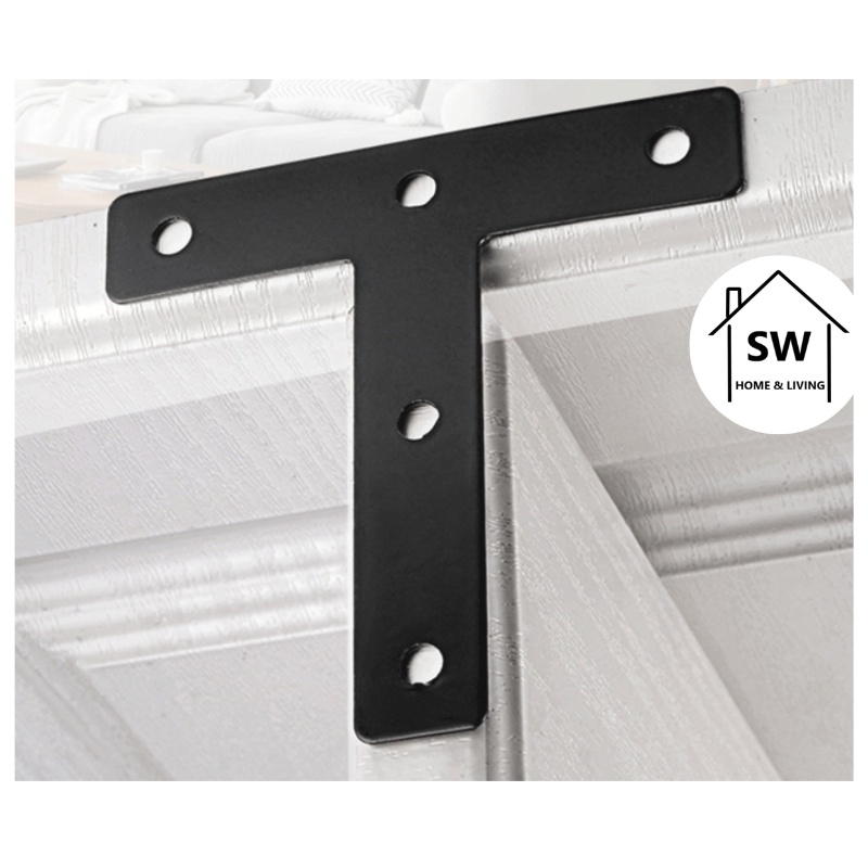 SW Stainless Steel Bracket T Shape Bracket Sesiku Rak Rack Angle Shape ...