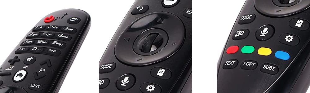 AN-MR600 Replace Voice Magic Remote Control for LG 2015 Smart TVs EF9500  LF6300