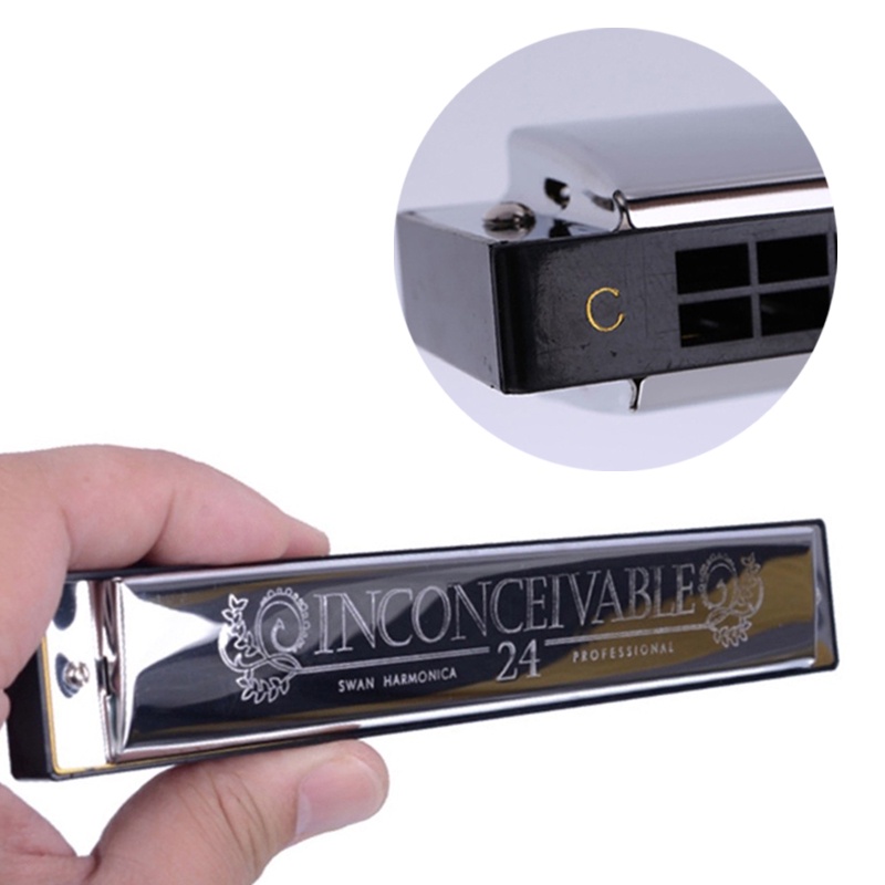 Swan harmonica 24 holes store key of c