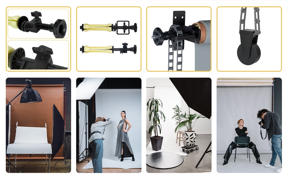 Selens 1 Axis Background Roller for Photography Studio Seamless ...
