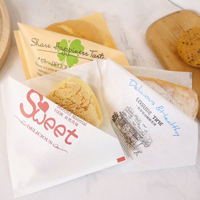 10/50pcs Kraft Paper Sandwich Paper Wrap Disposable Food Packing Paper ...