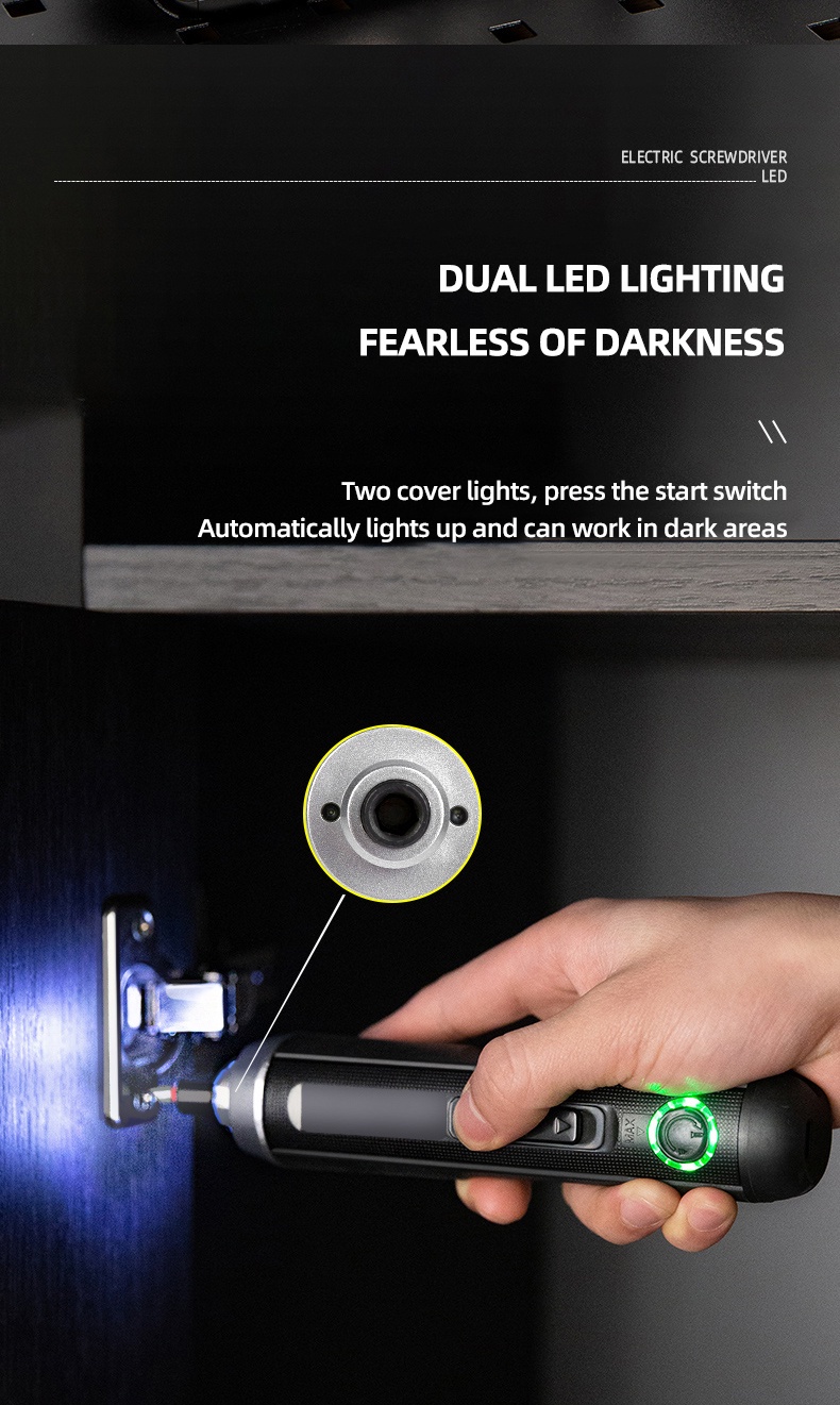 Deli Mini Electrical Screwdriver 3.6V Lithium-ion Battery 25in1 Bit for ...