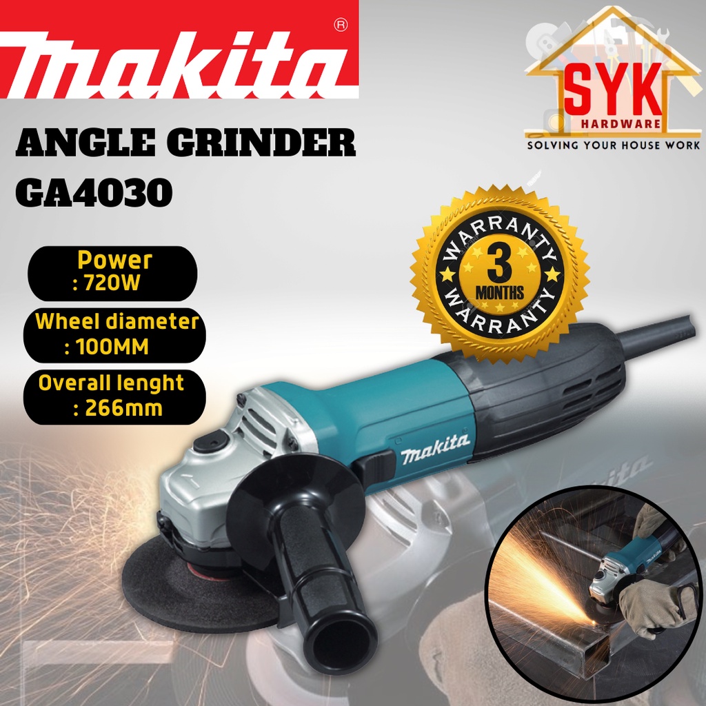 Buy Makita 4-Inch Angle Grinder - Blue Online UK