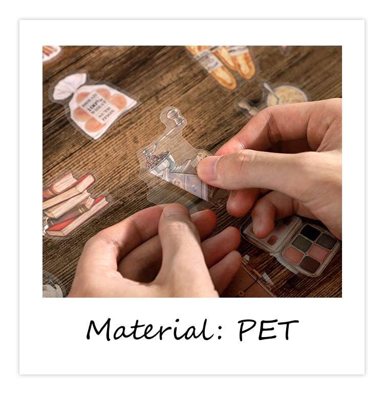 IFM INS Vintage Beautiful Life Plan Series Literature and Art PET Deco ...