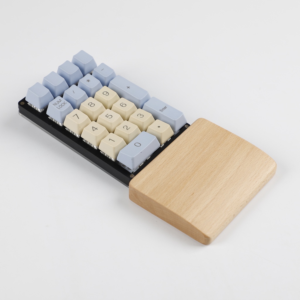 YMDK Mini Wood Wrist Rest Portable Movable Solid Wooden Walnut Beech ...