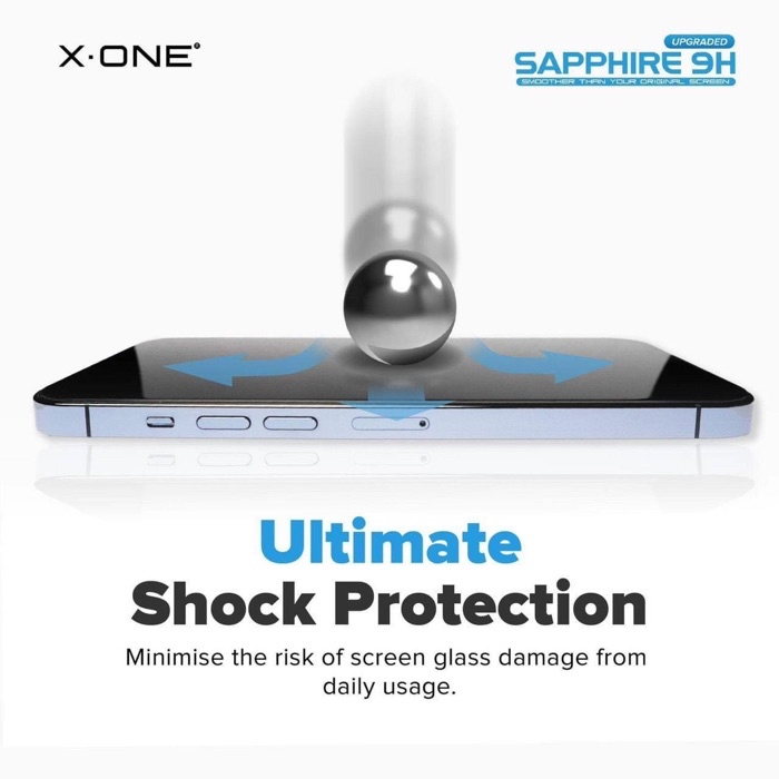 X.One Sapphire Upgraded Sapphire Tempered Glass for iPhone 16/15/14/13