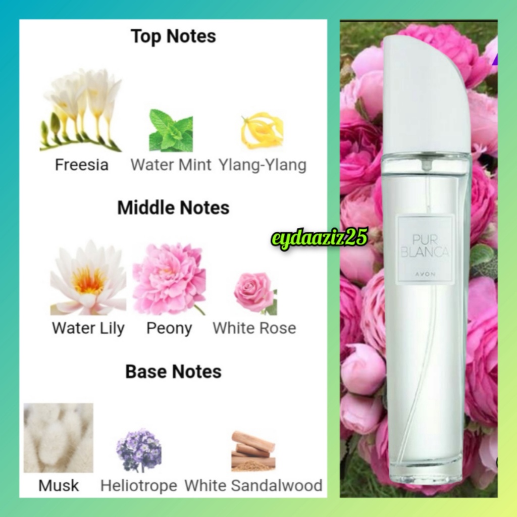 Perfume Avon Pur blanca Eau de Toilette 50ml COMEBACK