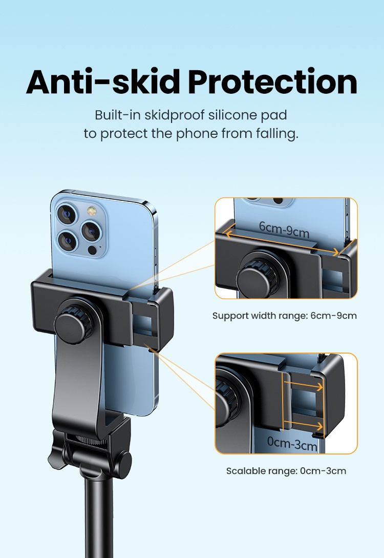UGREEN Tripod Stand Gopro Foldable Aluminium Phone Holder Universal ...