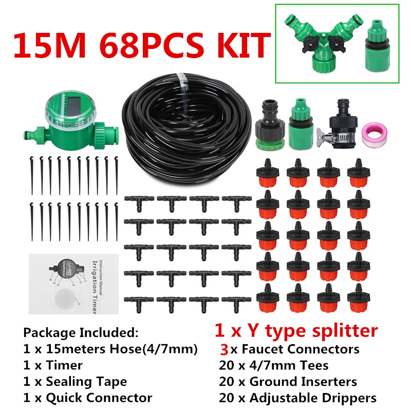 DIY Automatic Garden Micro Drip Irrigation System with Intelligent ...