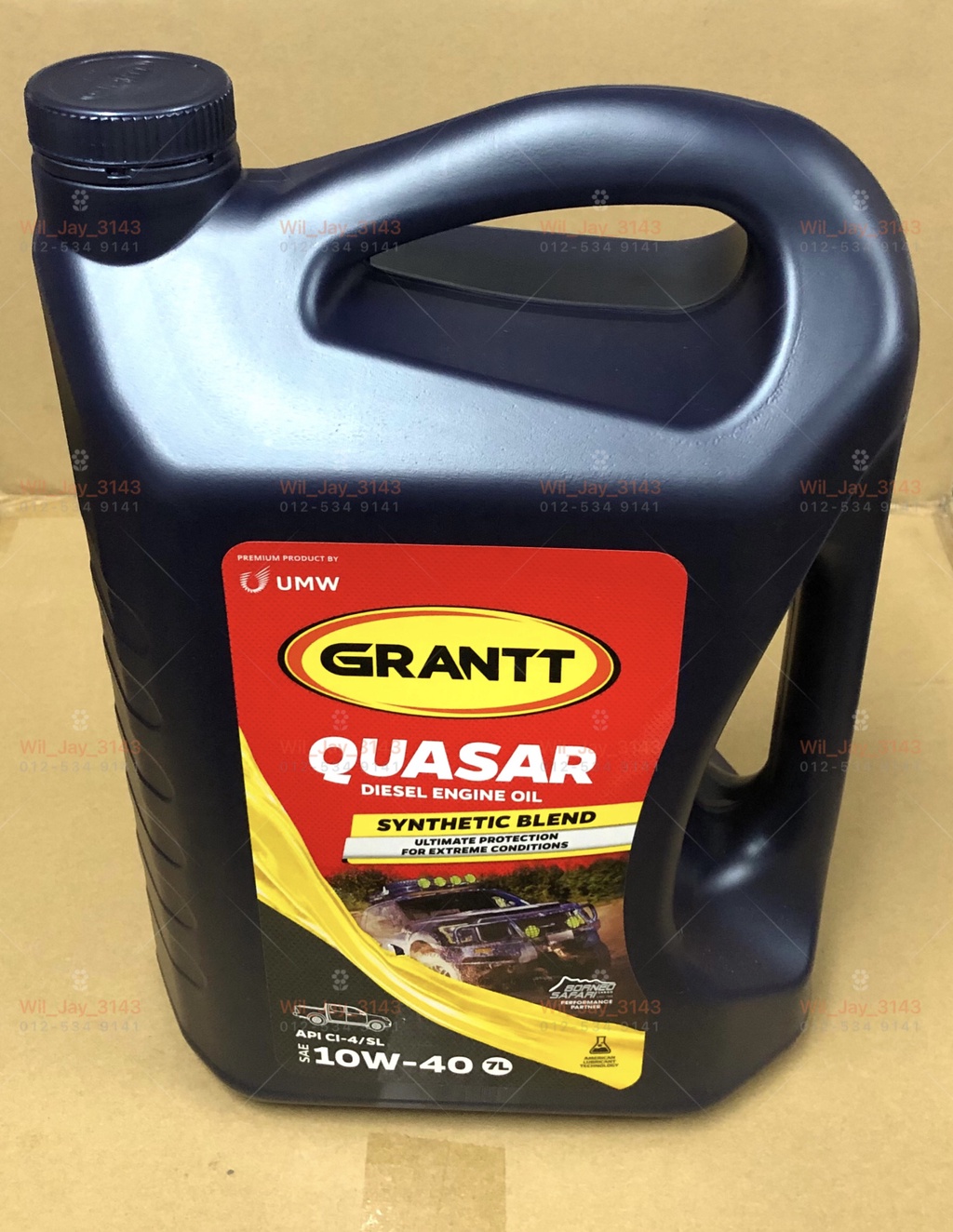 7L GRANTT QUASAR 10W40 SEMI SYNTHETIC DIESEL ENGINE OIL API: CI-4/SL ...