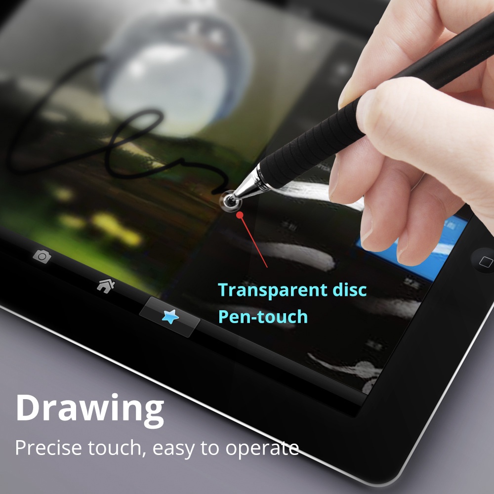 BSU Stylus Pen 2 In 1 Drawing Writing Notes Capacitive Digital Touch ...