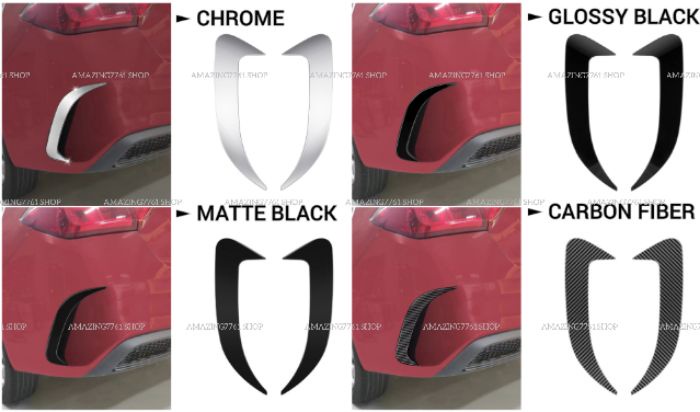 AMAZING PROTON SAGA MC2 2022-2025 REAR BUMPER CANARD LIP GARNISH REAR ...