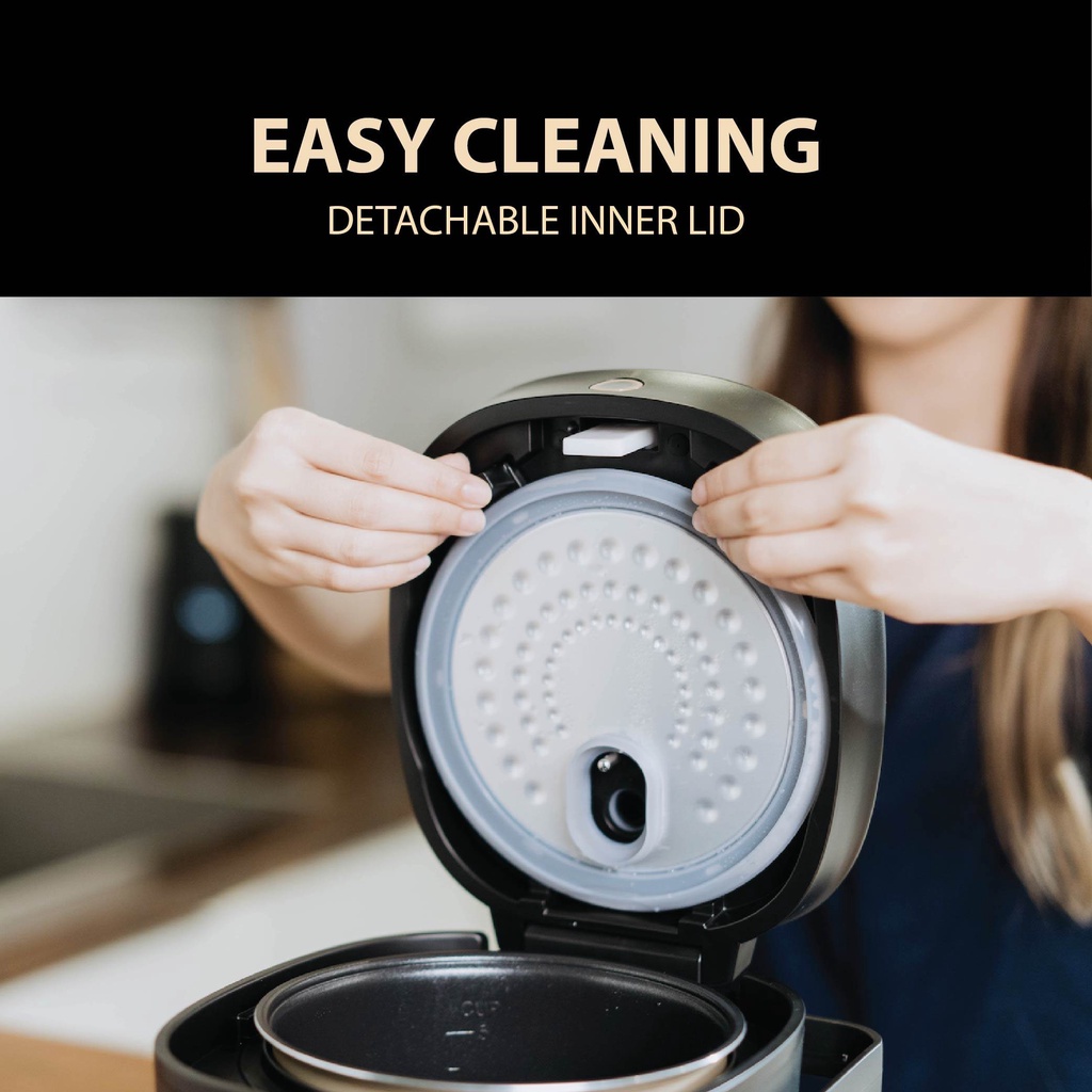 Corvan Multifunctional Rice Cooker C20 with Low Sugar Program (46 Pax