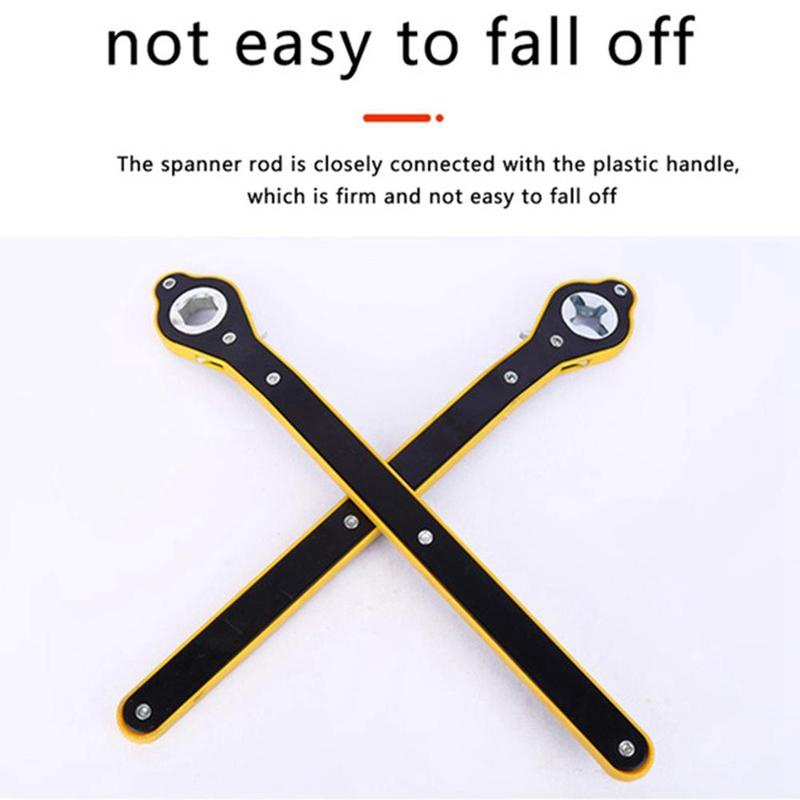 Car Scissor Jack Ratchet Wrench Garage Tire Labor-Saving Hexagon cros ...