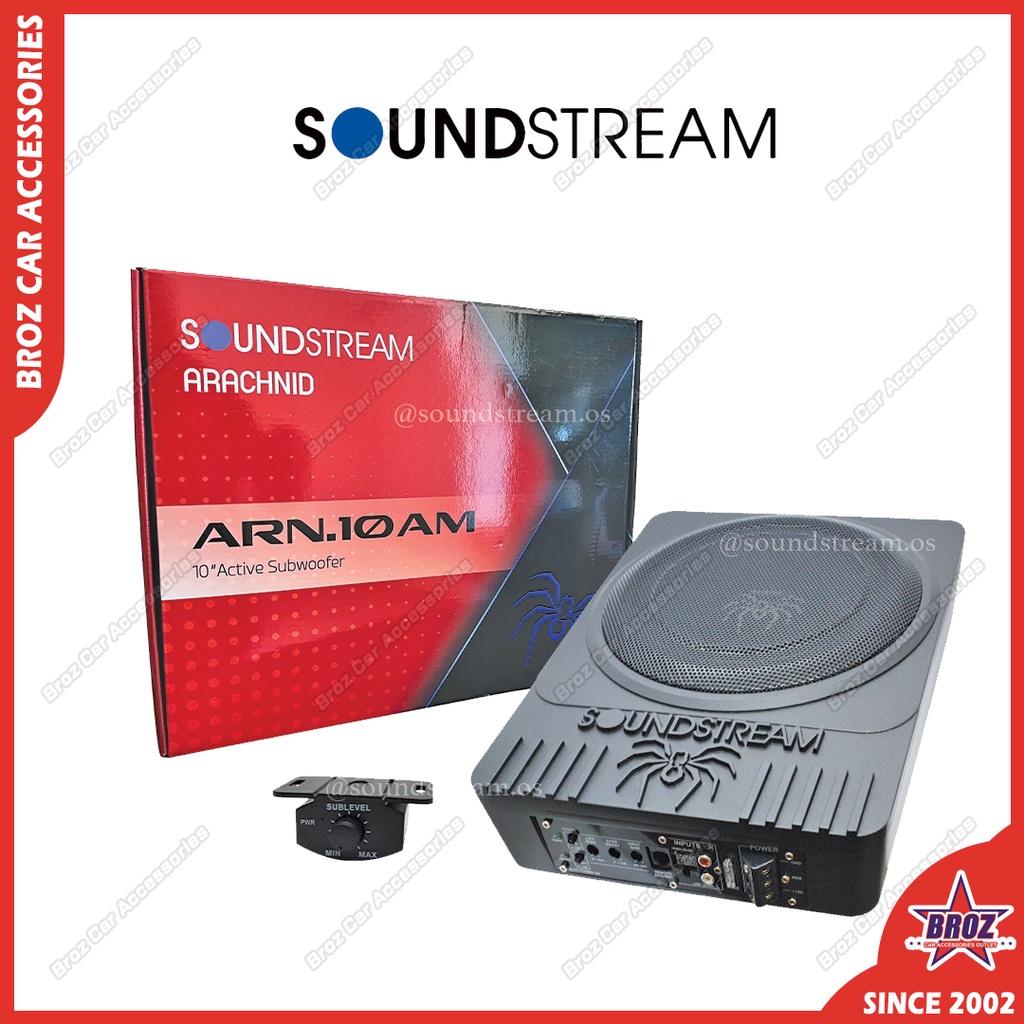 SOUNDSTREAM 8 Inch ARN.8AM 10 Inch ARN.10AM Active Subwoofer with ...