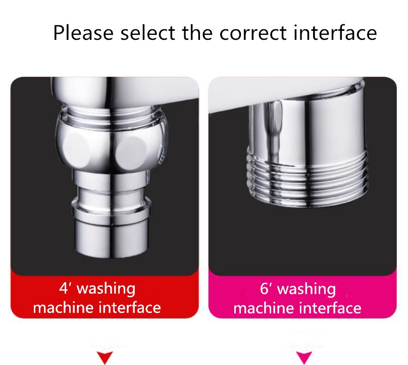 【Ready Stock】Black G1/2 Mini Multi-function Faucet Brass One Into Two ...