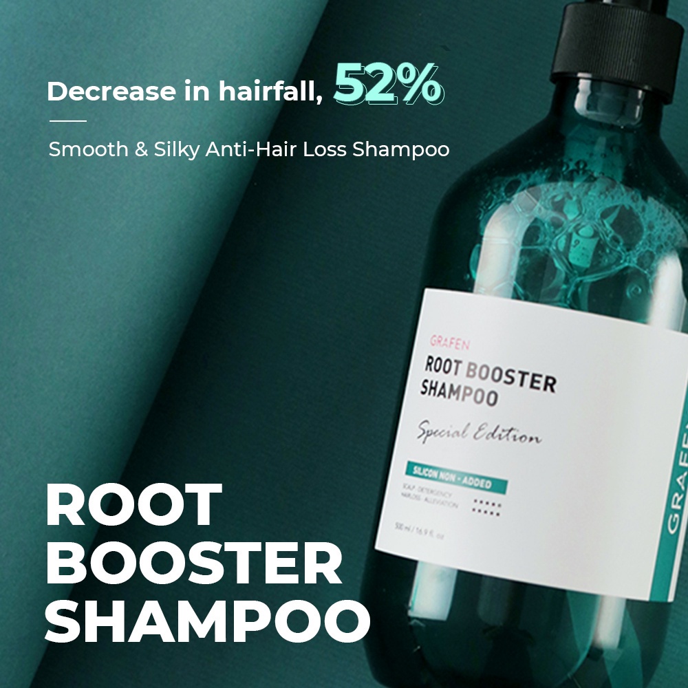 [GRAFEN] Root Booster Shampoo 500ml x2 [AntiHair Loss, For Dry Hair