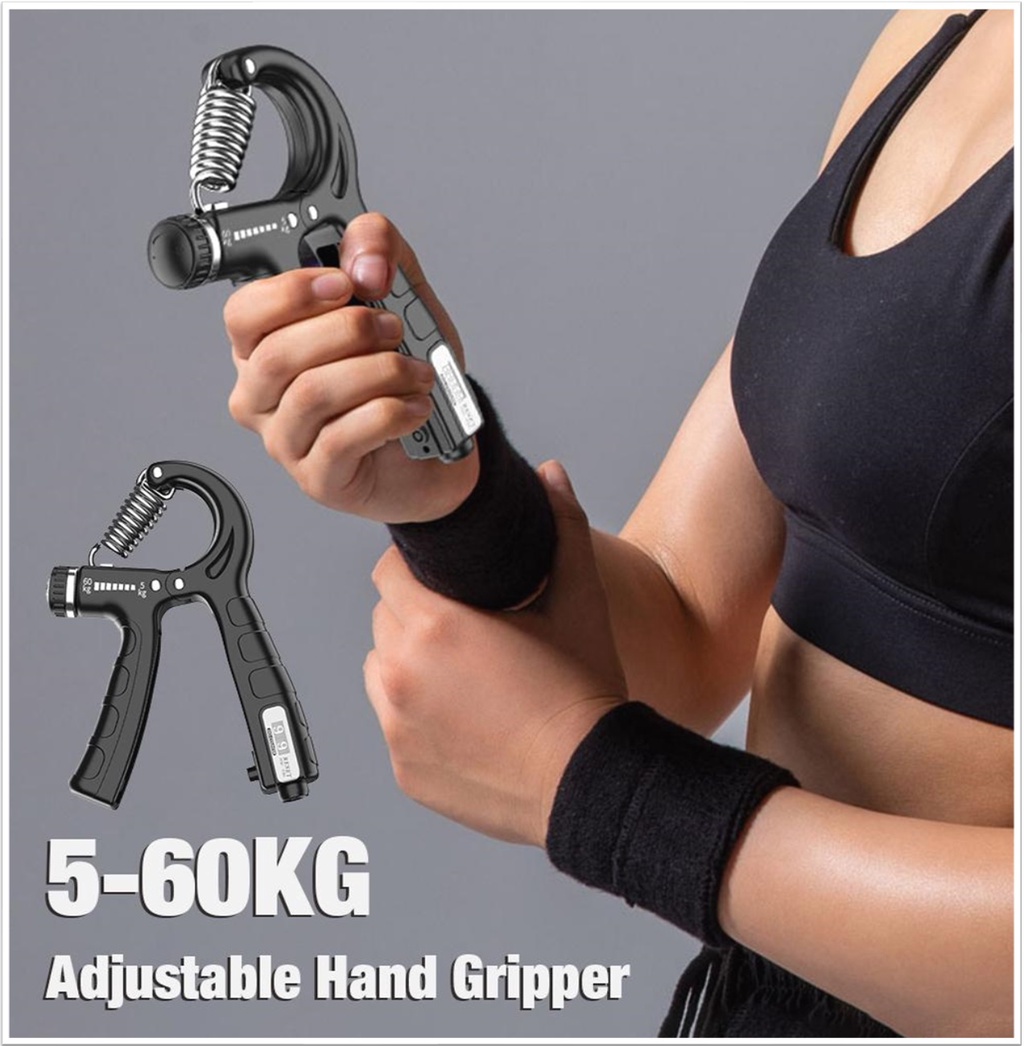 Hand Grip, 2 Pacchi 5-60 Kg Allenamento Avambraccio, Avambracci - Foto 8