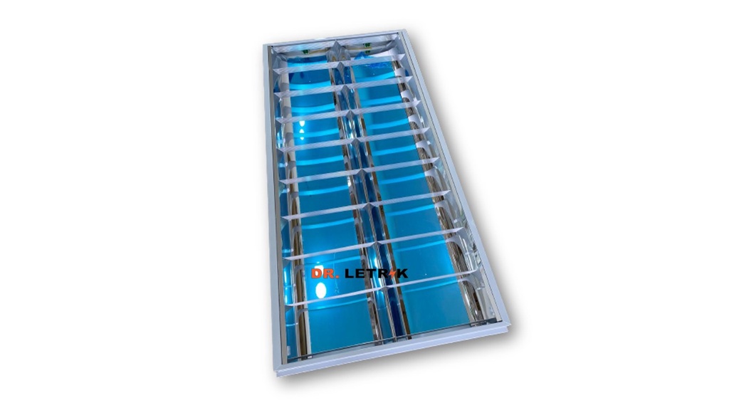 2X4 ft LED Top Mirror Reflector Ceiling Down Light Troffer Office ...