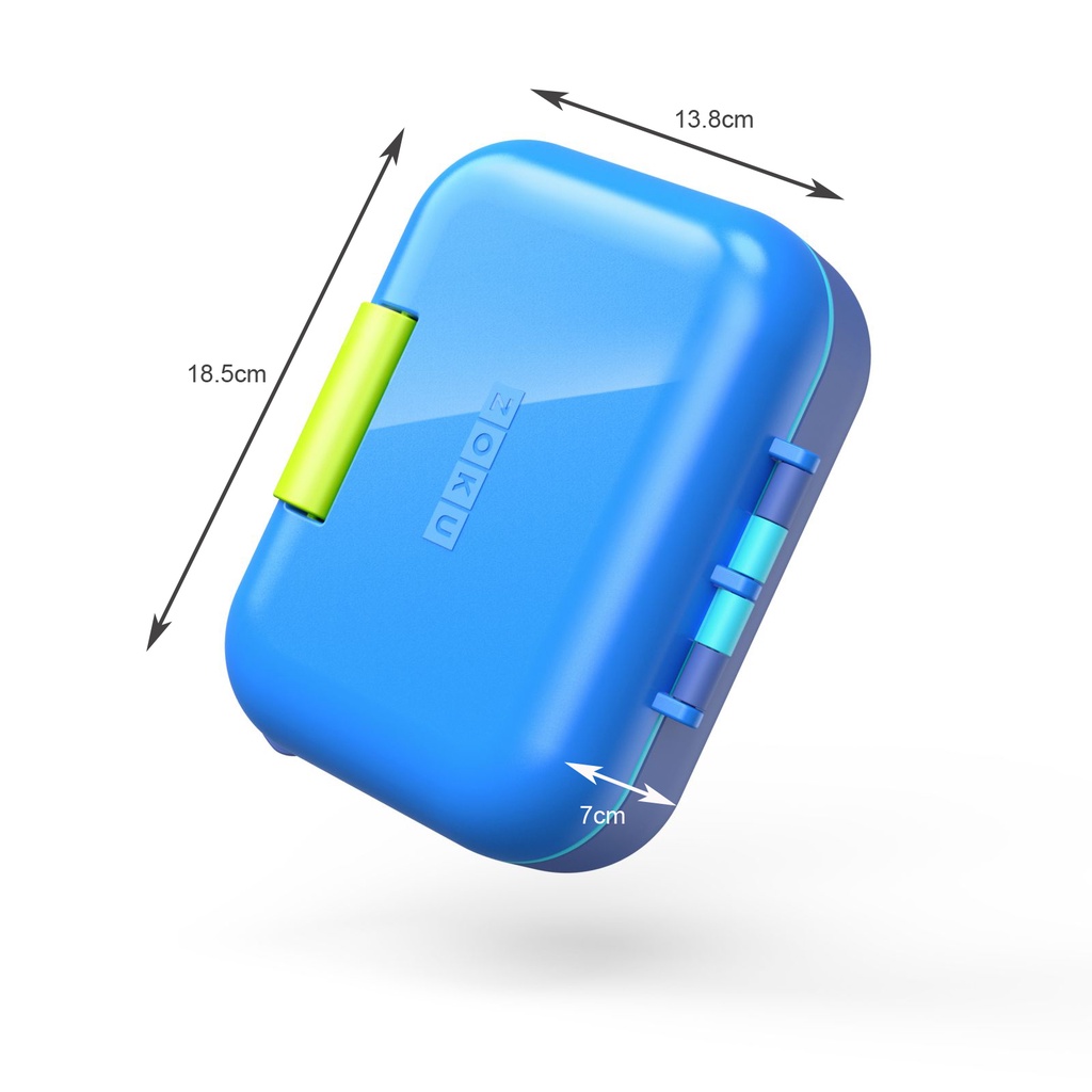 Zoku Neat Bento Jr. Kids Lunch Box Double Layer School Lunch Compact ...
