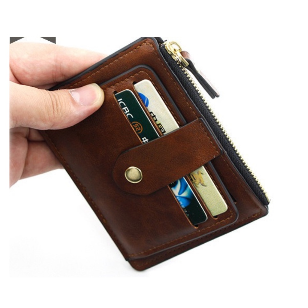 iFASHION 1466 Purse Soft Leather Mini Women's Card Holder Credit ID ...