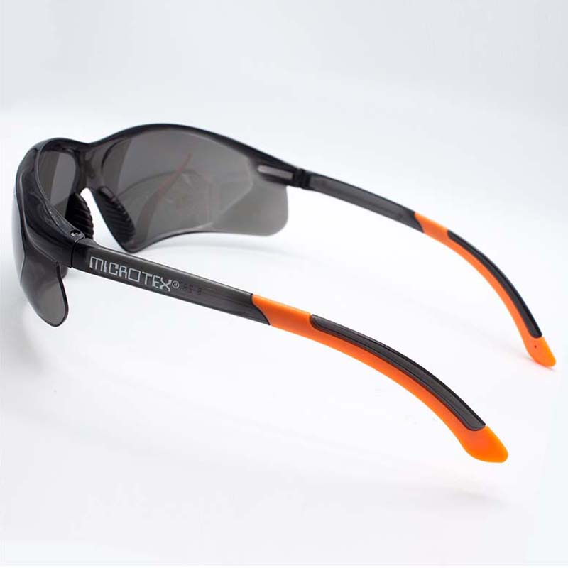 MICROTEX Safety Goggles With Rubber Leg Orange | Anti-Fog Grade A ...