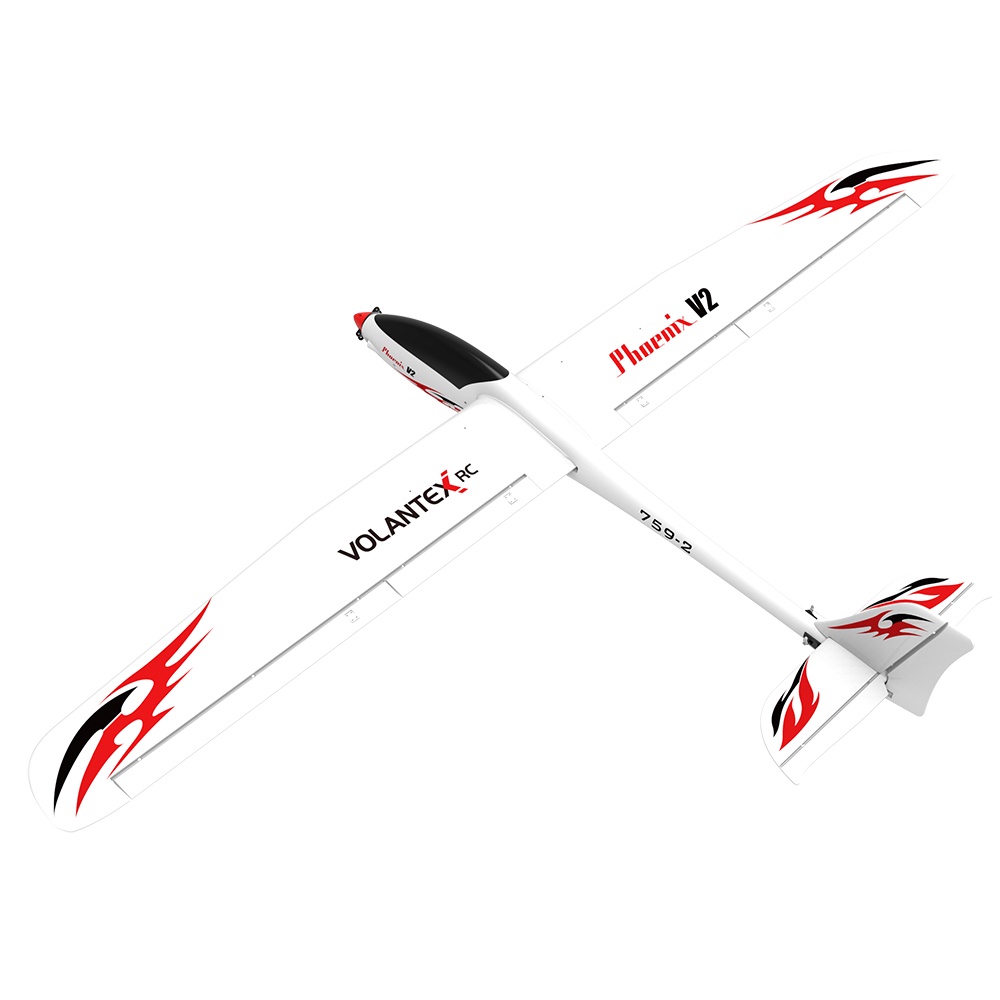 Volantex RC Airplane Phoenix V2 5 Channel Glider 2 Meter Wingspan and ...