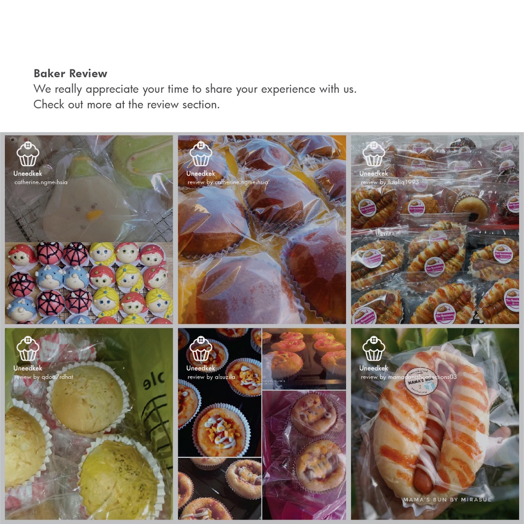 Uneedkek Plastik Roti OPP Self Adhesive Bakery Transparent Plastic Bag ...