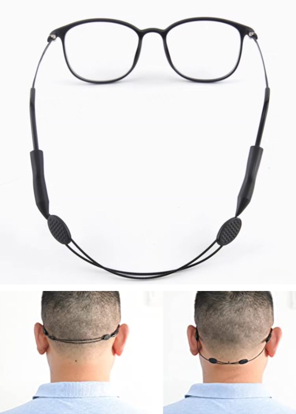 Universal Glasses Sport Band Adjustable Length Glasses Strap Glasses ...