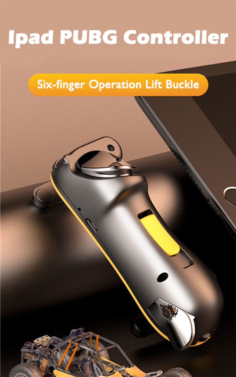 IPad PUBG Controller Six Finger Capacitance Adjustable Mobile Game ...