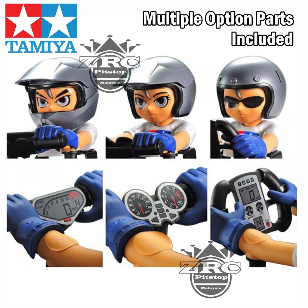 ZRC Tamiya Multipurpose Driver Figure Set 54864 For RC Car Bike Dancing ...