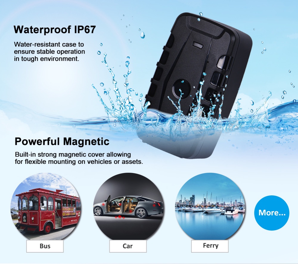 GPS Tracker Car LK209C 20000mAh 240 Days Standby Vehicle Car Tracker ...