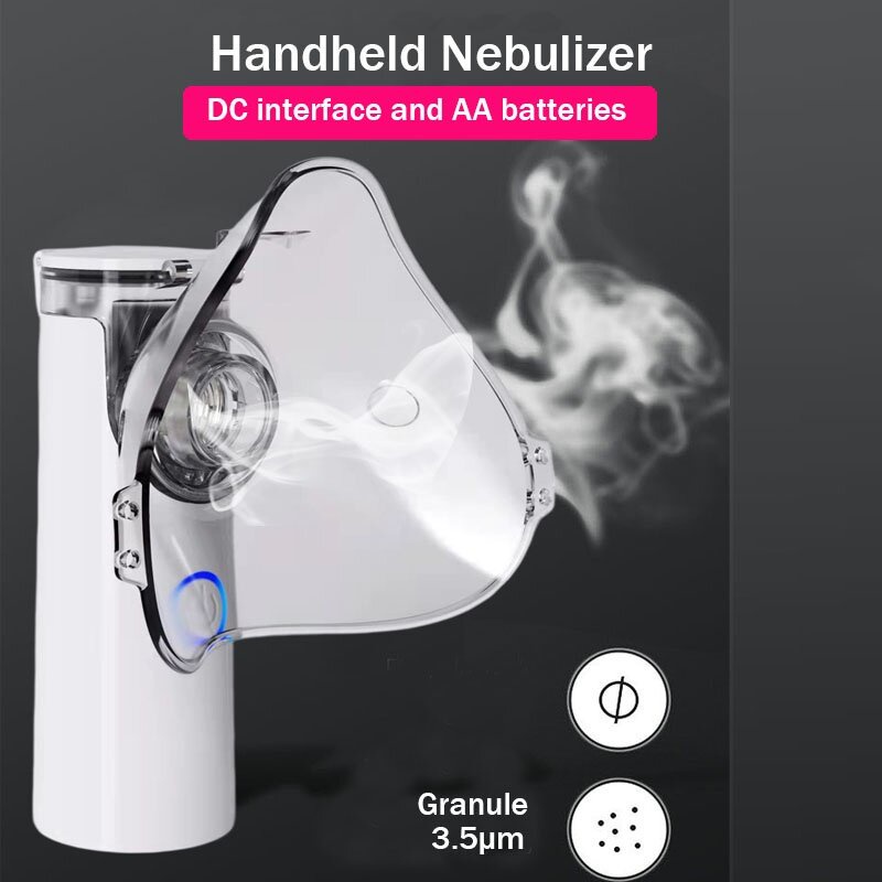 N6 Handheld Portable Nebulizer Ultrasonic Mist Mini Inhaler Coughing ...