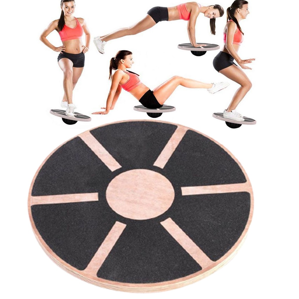 Balance Board In Legno Per Allenamento - Tavola Instabile 40cm Per Stability E Core - Foto 5