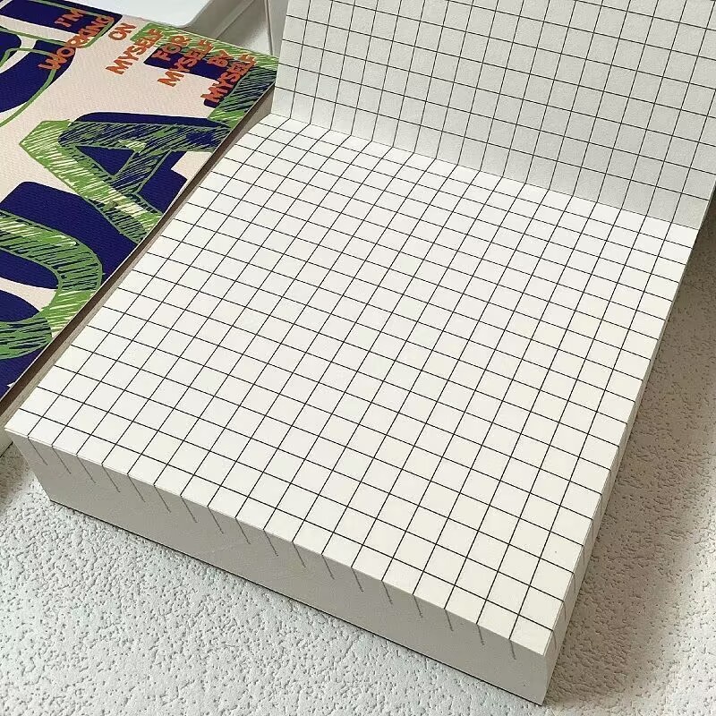 Ohaya Three-In-One Notepad Super Thick 450 Sheets Blank Square ...
