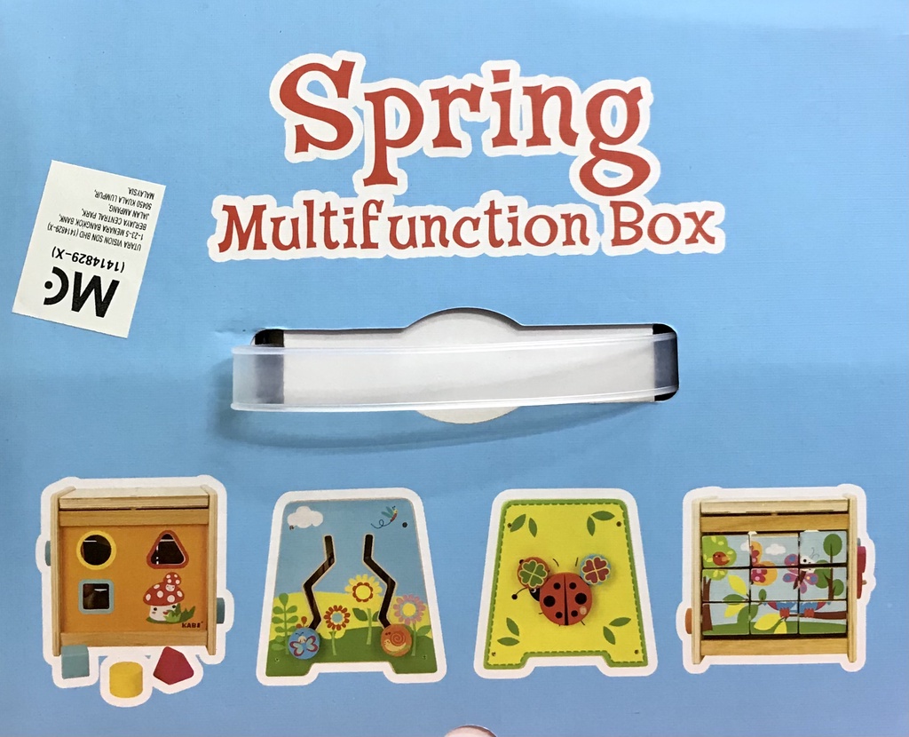 Puzzle Multi Function Spring Box Wood Material For Kid Education Toy ...