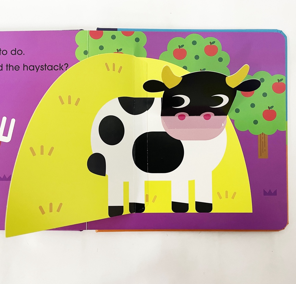 Lift The Flap Board Book For Baby & Toddlers Animals On The Farm with ...