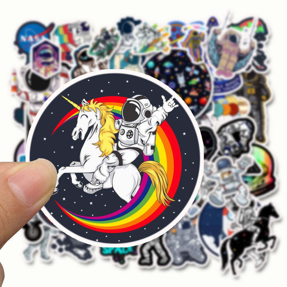 [MojoSkins] Astronaut Stickers Alien UFO Outer Space Rocket For ...