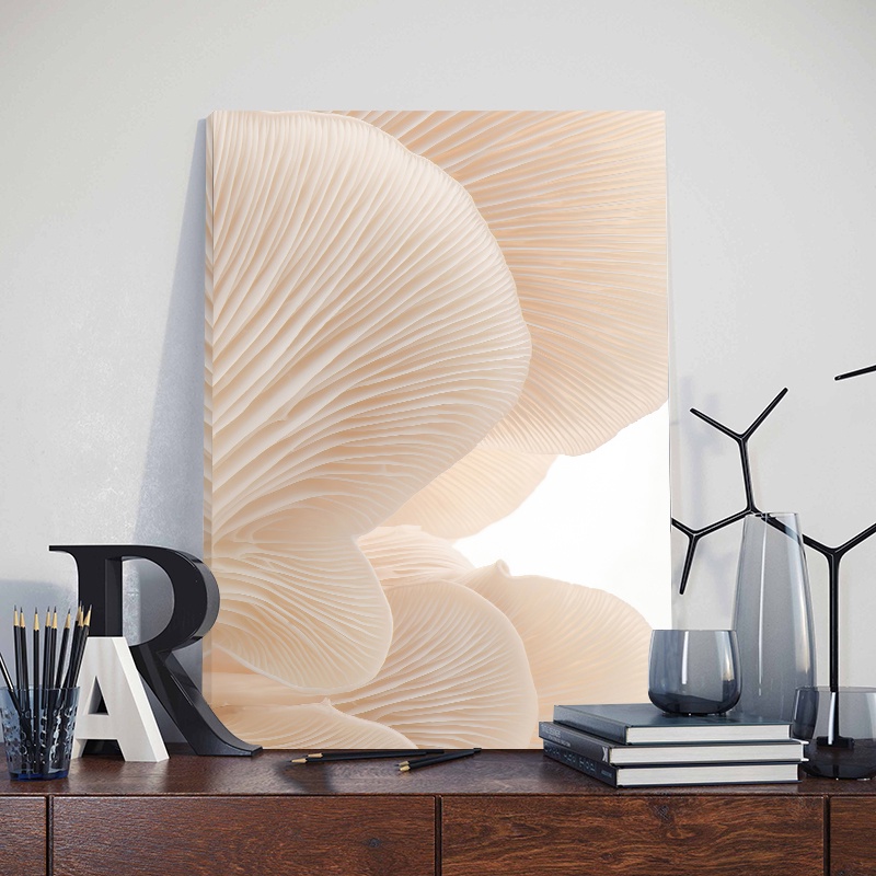 （With Frame）Nordic Poster Dried Reed Canvas Painting Scenery Living ...