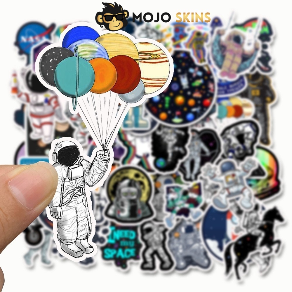 [MojoSkins] Astronaut Stickers Alien UFO Outer Space Rocket For ...