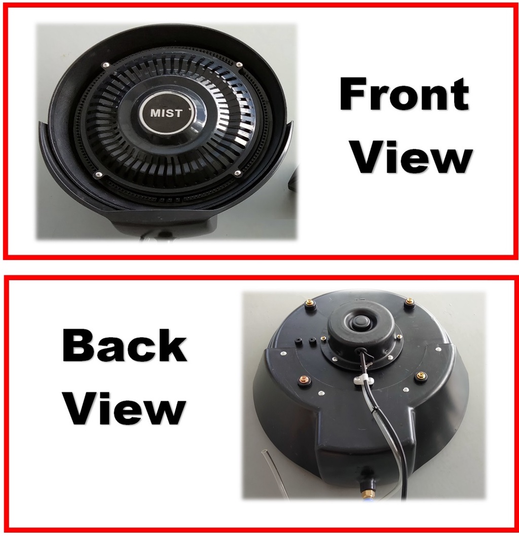 Converted The ordinary Industrial Fan To Water mist Spray Fan, Atomizer ...